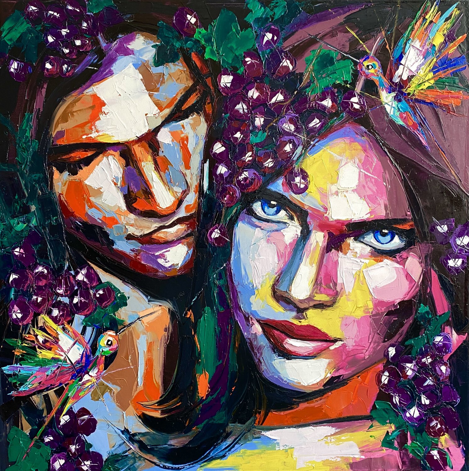 Epicurean Temptation Lina Redford Original painting for sale