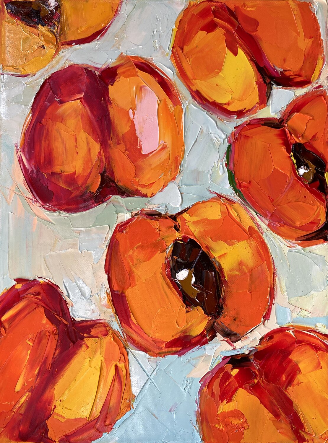 Peaches Milkshake Lina Redford Original painting for sale