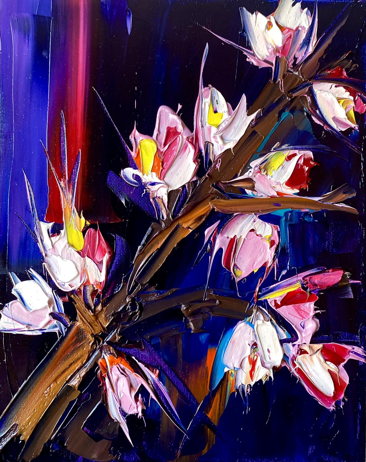 Almond Tale Lina Redford Original painting for sale