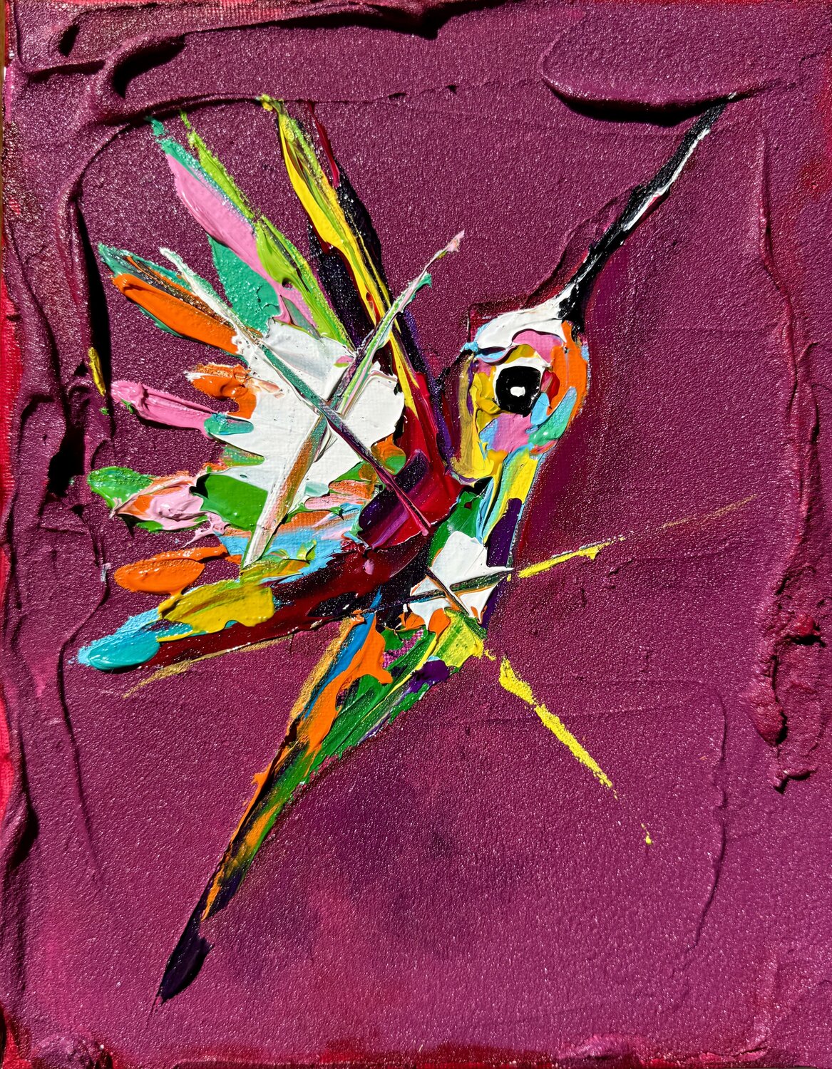 Purple Noon Lina Redford Original painting for sale