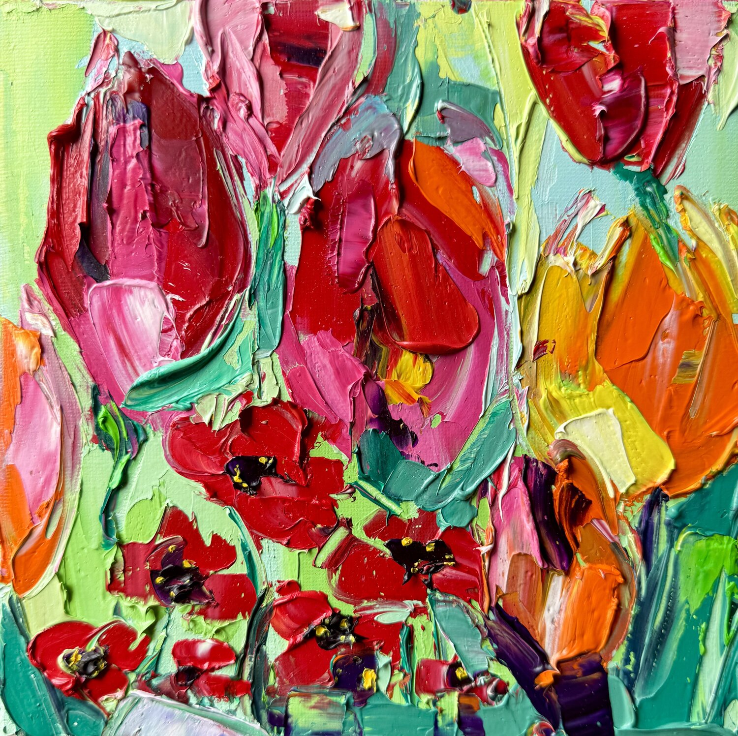 Spring is calling Lina Redford Original painting for sale