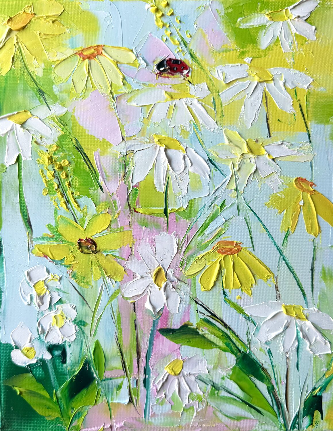 Secret Garden Lina Redford Original painting for sale