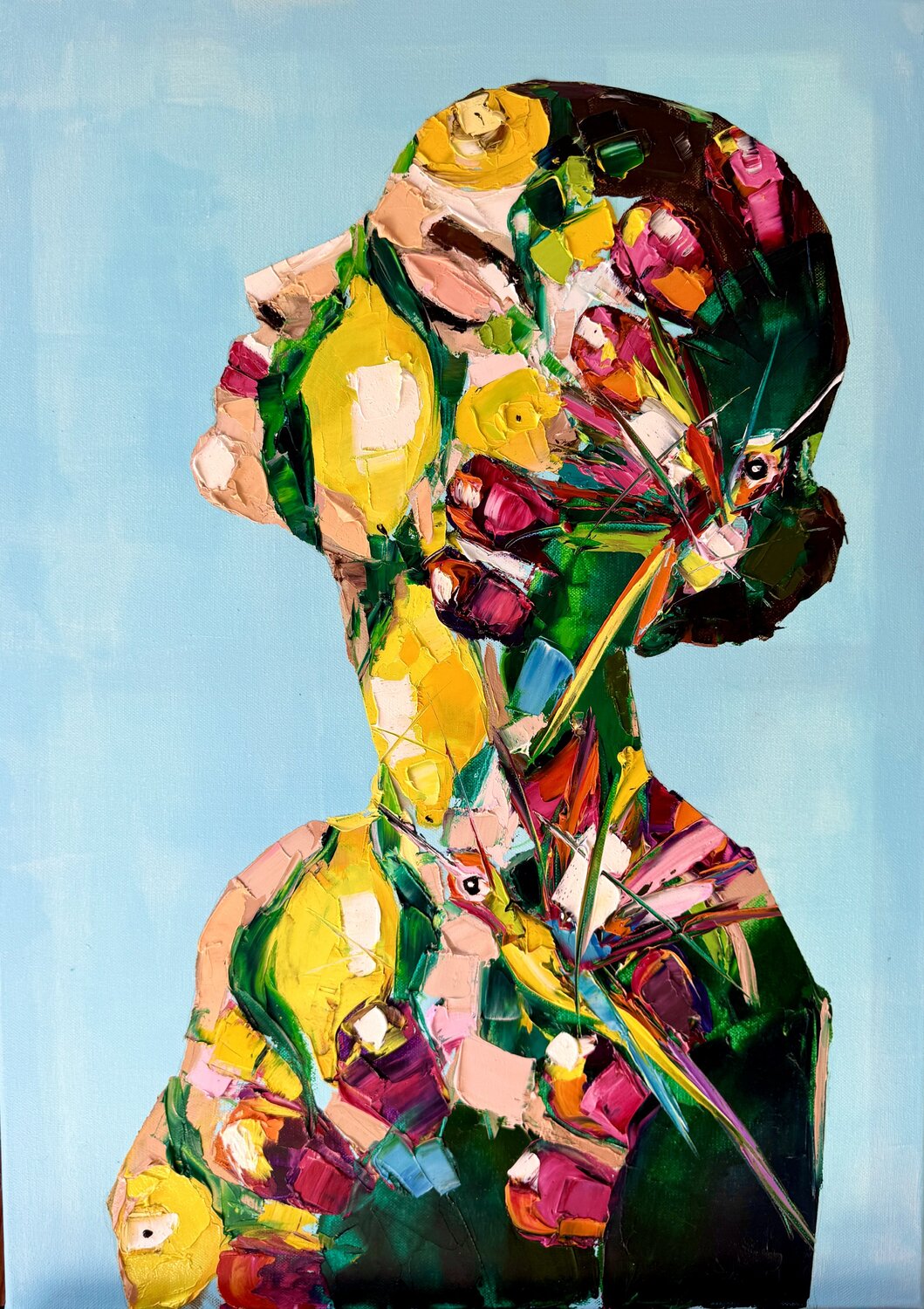 “THE BEGINNING” Lina Redford Original painting for sale
