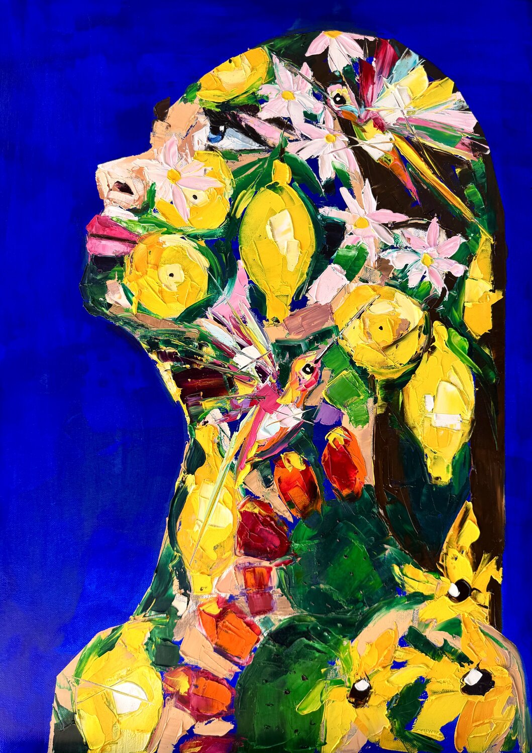 “JARDINE DU MAJORELLE” Lina Redford Original painting for sale