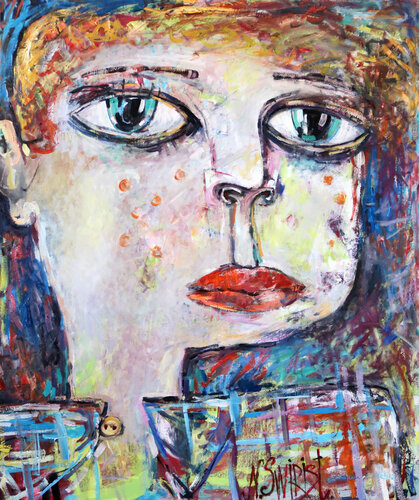 Boy. by Nicolai Ostapenco (N.Swiristuhi), Painting for Sale on Select