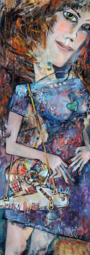 My little handbag. by Nicolai Ostapenco (N.Swiristuhi), Painting for Sale on Select
