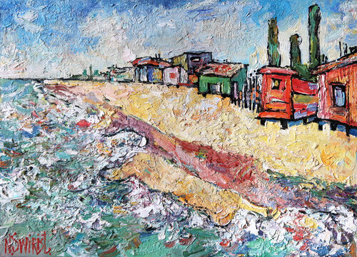 Sea breeze. by Nicolai Ostapenco (N.Swiristuhi), Painting for Sale on Select