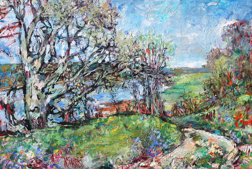 Spring Murmur by Nicolai Ostapenco (N.Swiristuhi), Painting for Sale on Select