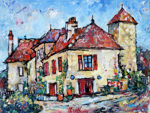 “Echoes of Provence” by Nicolai Ostapenco (N.Swiristuhi), Painting for Sale on Select