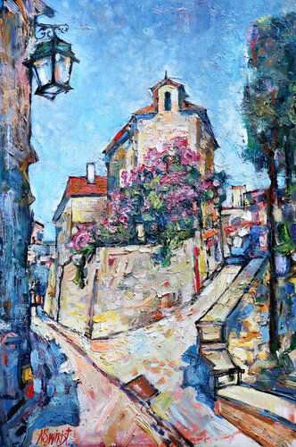 Summer Noon in Vellmes by Nicolai Ostapenco (N.Swiristuhi), Painting for Sale on Select