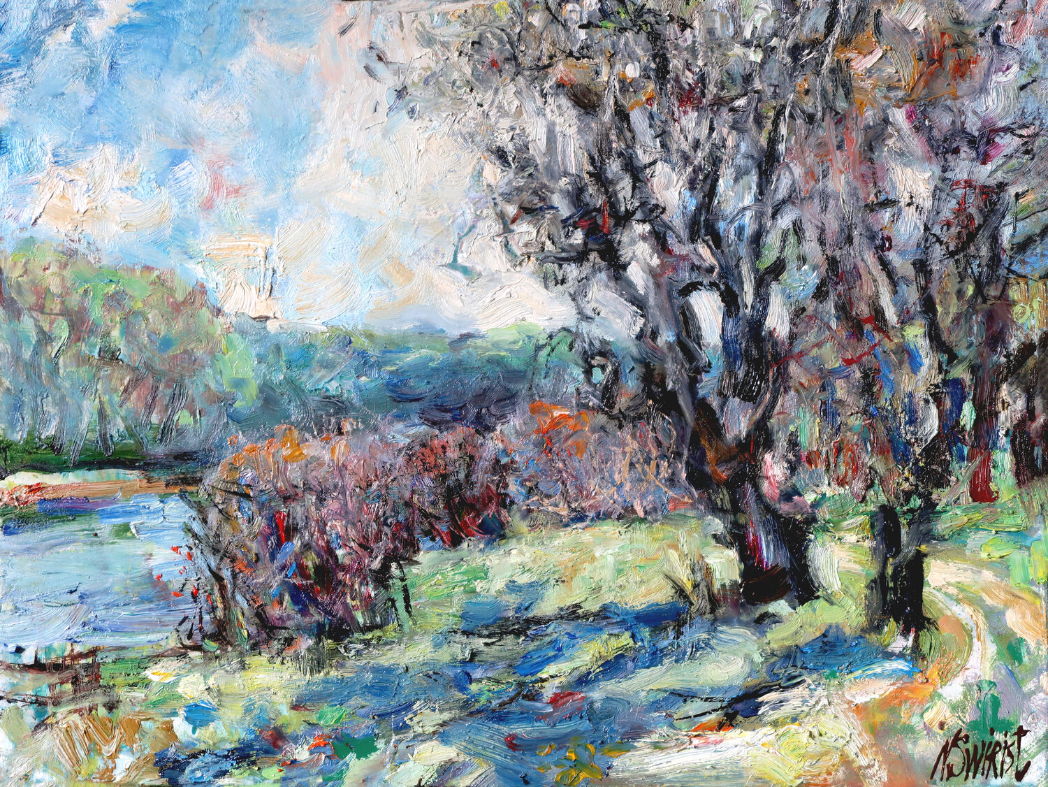 Awakening Nicolai Ostapenco (N.Swiristuhi) Original painting for sale