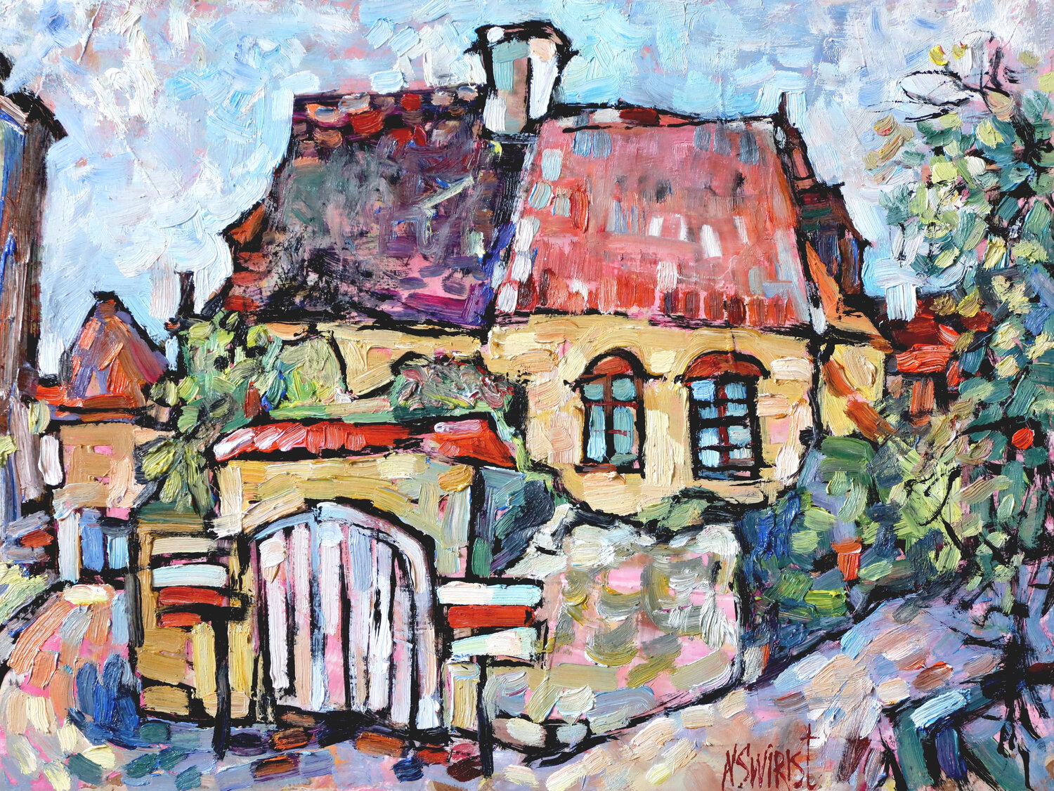 “Treasures of Provence” Nicolai Ostapenco (N.Swiristuhi) Original painting for sale