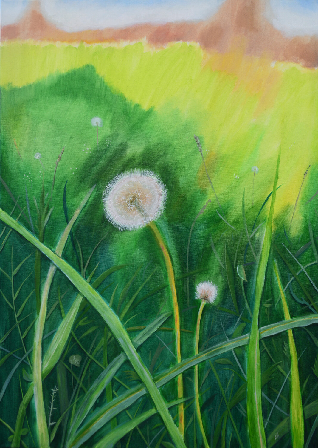 Sun-rising Ana Markovic Original painting for sale
