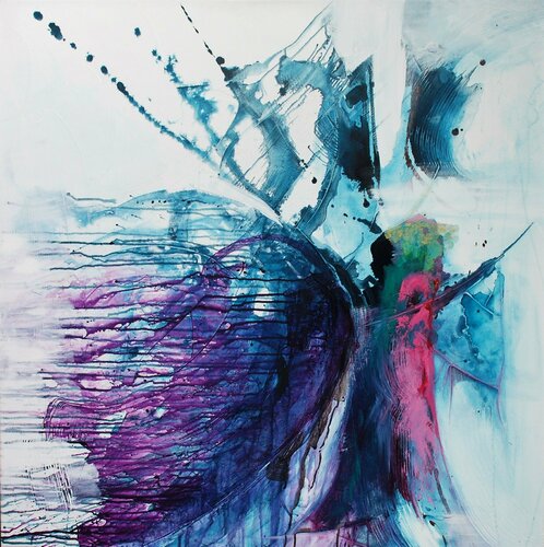 Purposeful Purple #137 by Carine Van Hee, Painting for Sale on Select