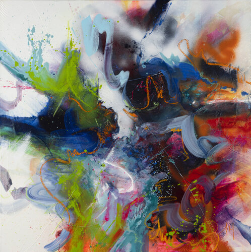 Fan the flames by Carine Van Hee, Painting for Sale on Select