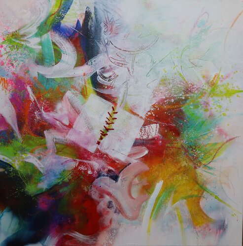 Page of Silence by Carine Van Hee, Painting for Sale on Select