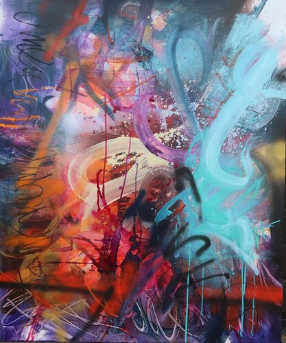 Paving the way by Carine Van Hee, Painting for Sale on Select