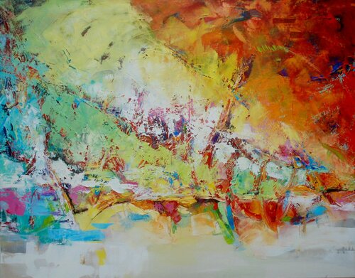No Title #56 by Carine Van Hee, Painting for Sale on Select