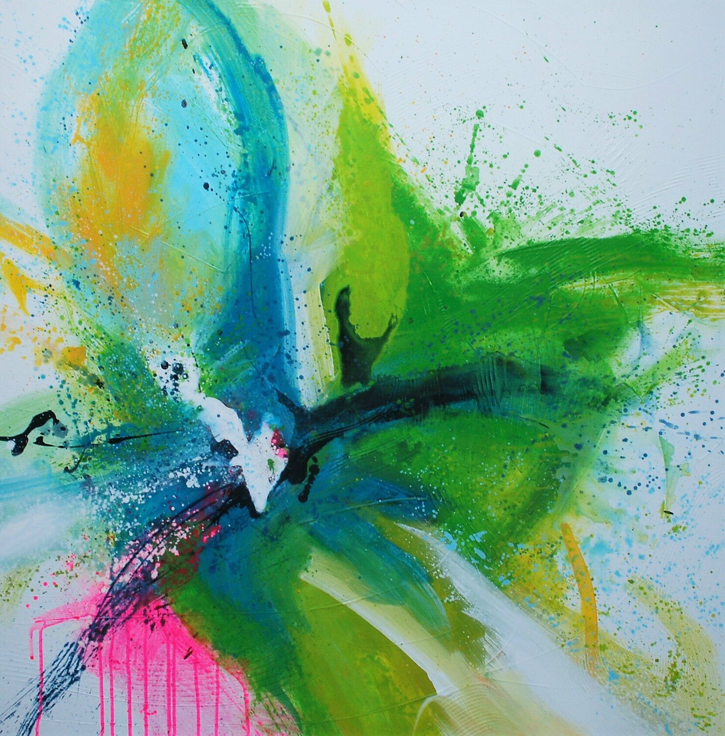 Women with Wings - Spring in notime #185 Carine Van Hee Original painting for sale
