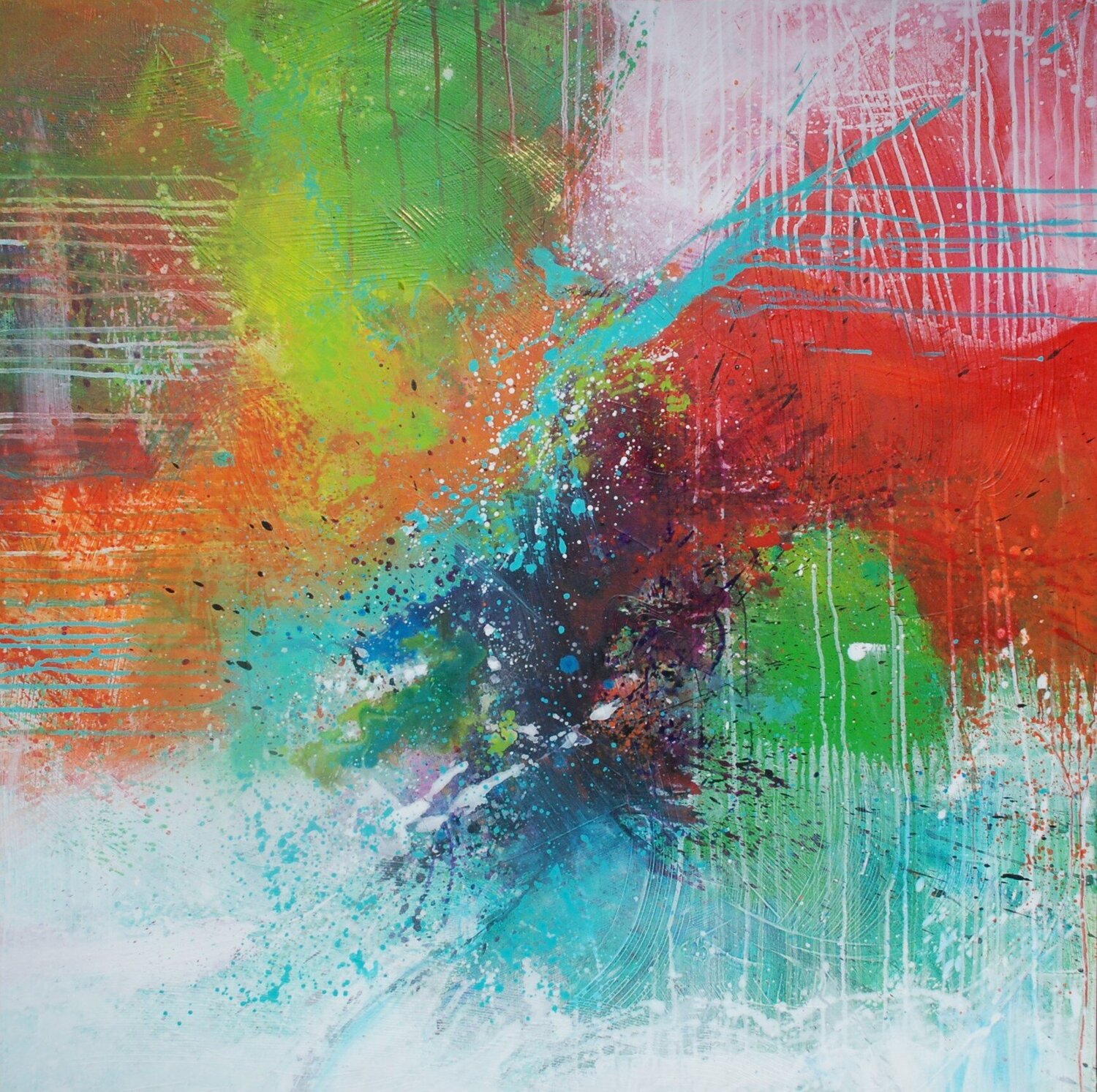 Women with Wings - Always a home Carine Van Hee Original painting for sale