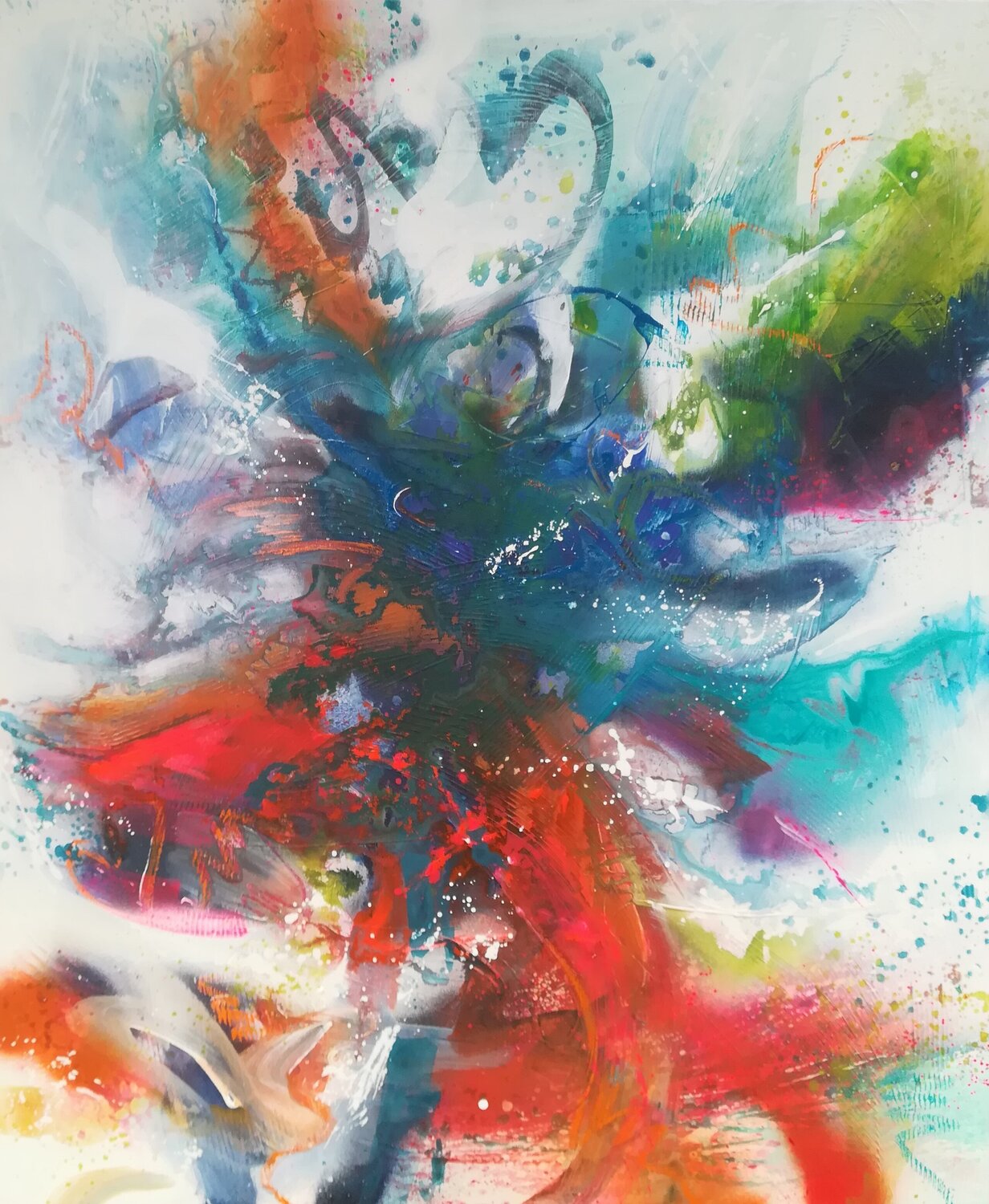 The Sorceress Carine Van Hee Original painting for sale