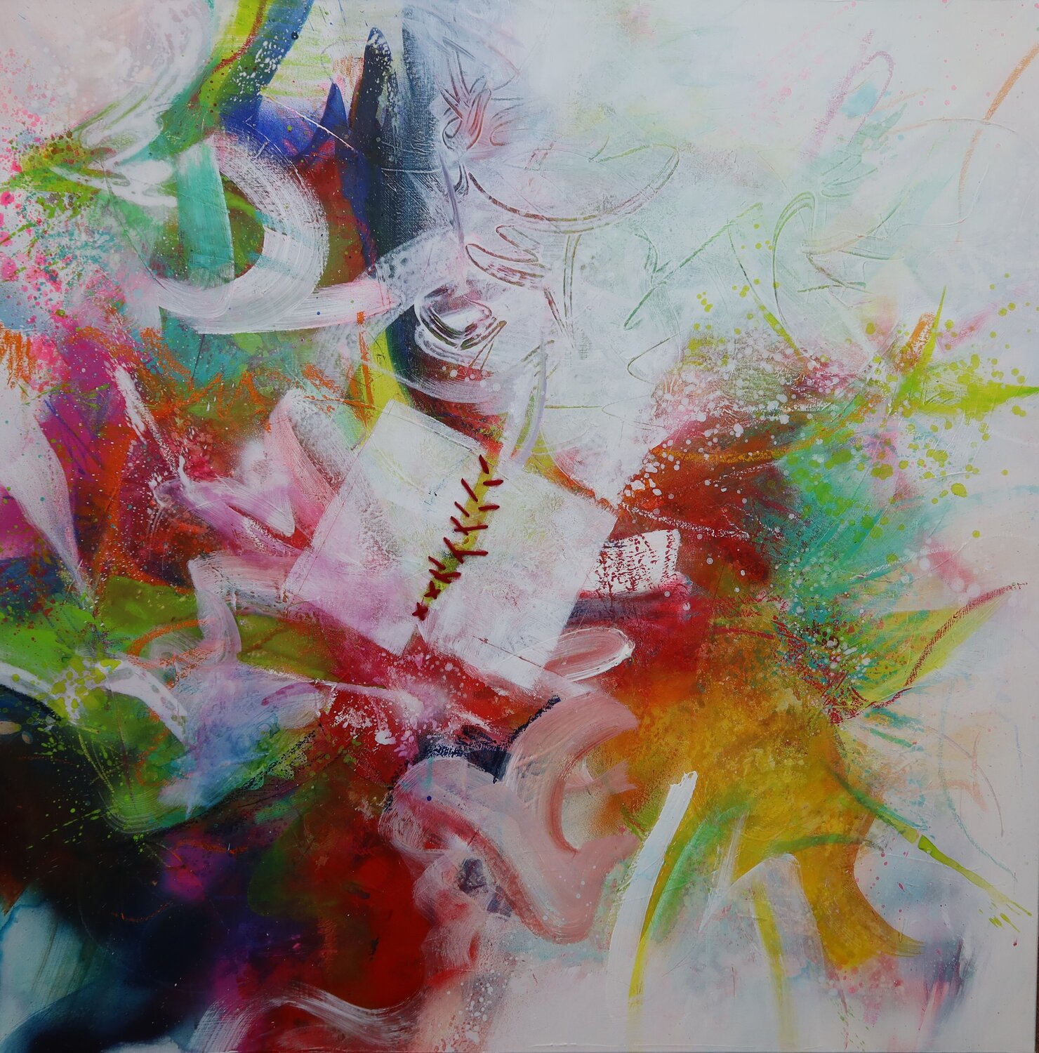 Page of Silence Carine Van Hee Original painting for sale
