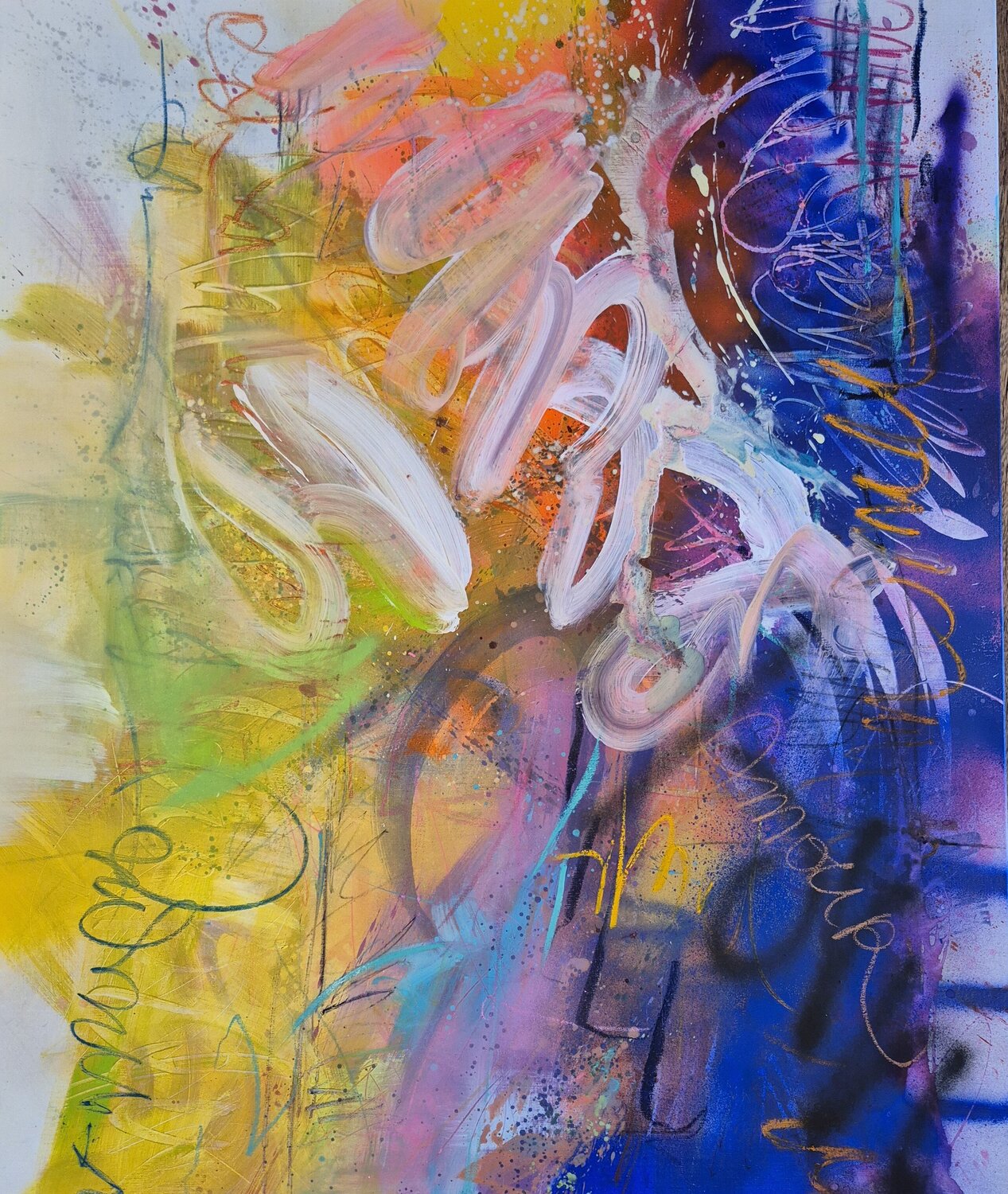 AMOUR Carine Van Hee Original painting for sale