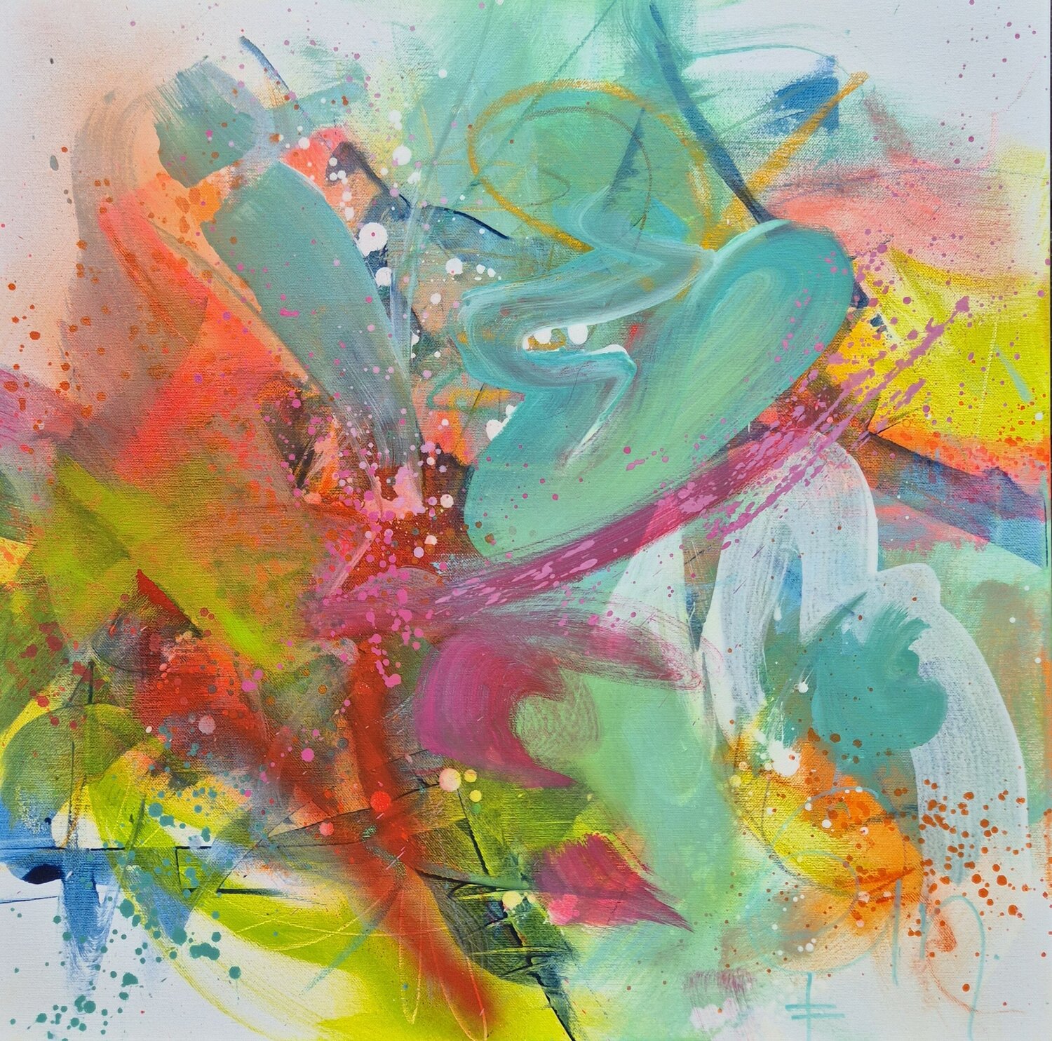 BREATH OF SPRING  3D Carine Van Hee Original painting for sale
