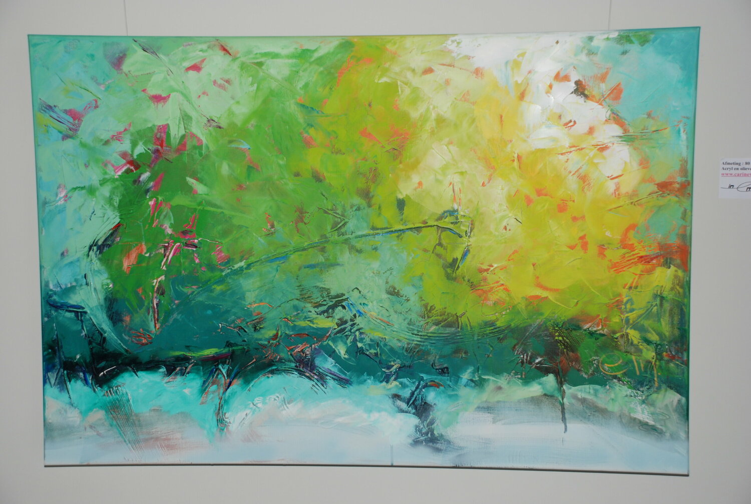 This is not a landscape #68 Carine Van Hee Original painting for sale
