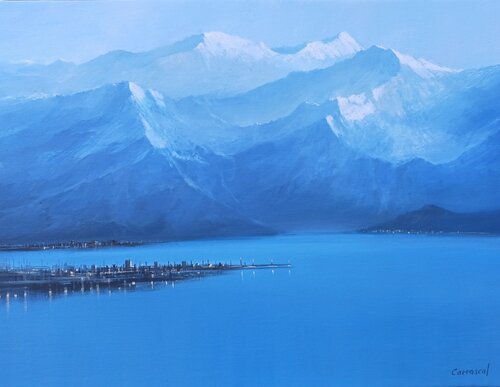 PAISAJE IMPOSIBLE 36 by Rafael Carrascal García, Painting for Sale on Select