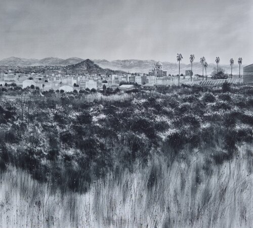 PAISAJE LEVANTINO by Rafael Carrascal García, Painting for Sale on Select