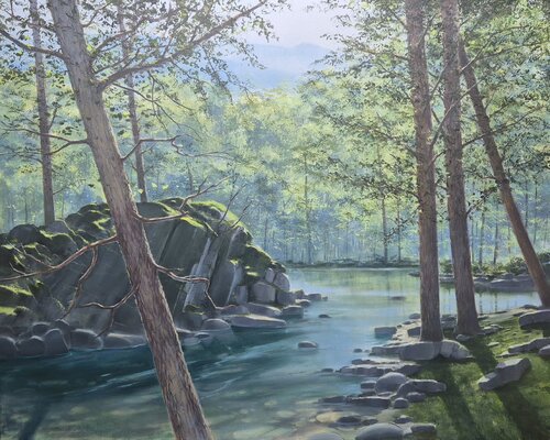 VALSAIN by Rafael Carrascal García, Painting for Sale on Select