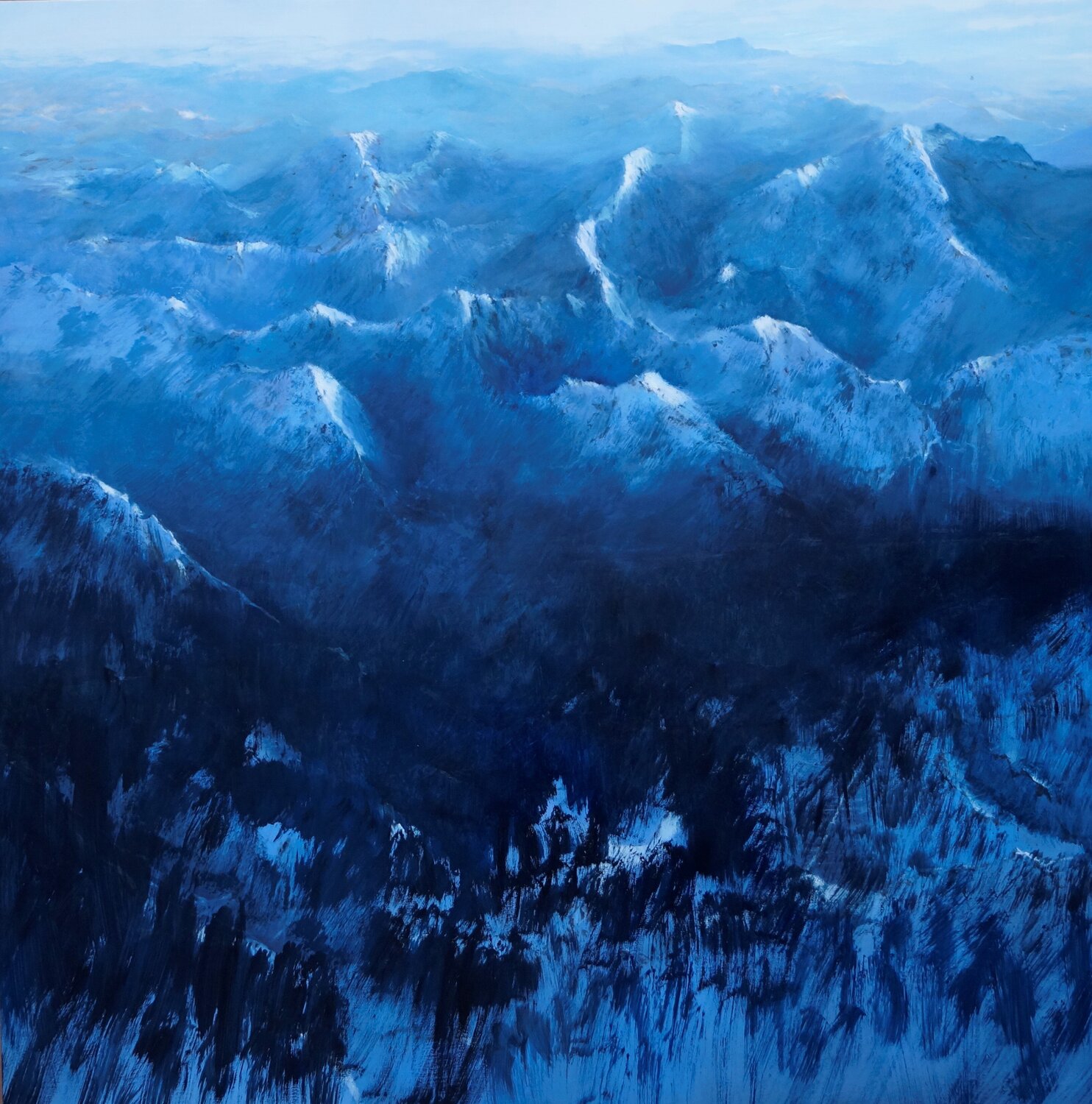 PAISAJE IMPOSIBLE XXI Rafael Carrascal García Original painting for sale