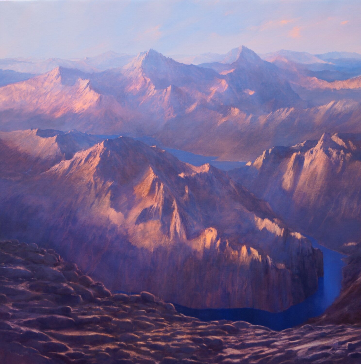 PAISAJE IMPOSIBLE XXXII Rafael Carrascal García Original painting for sale