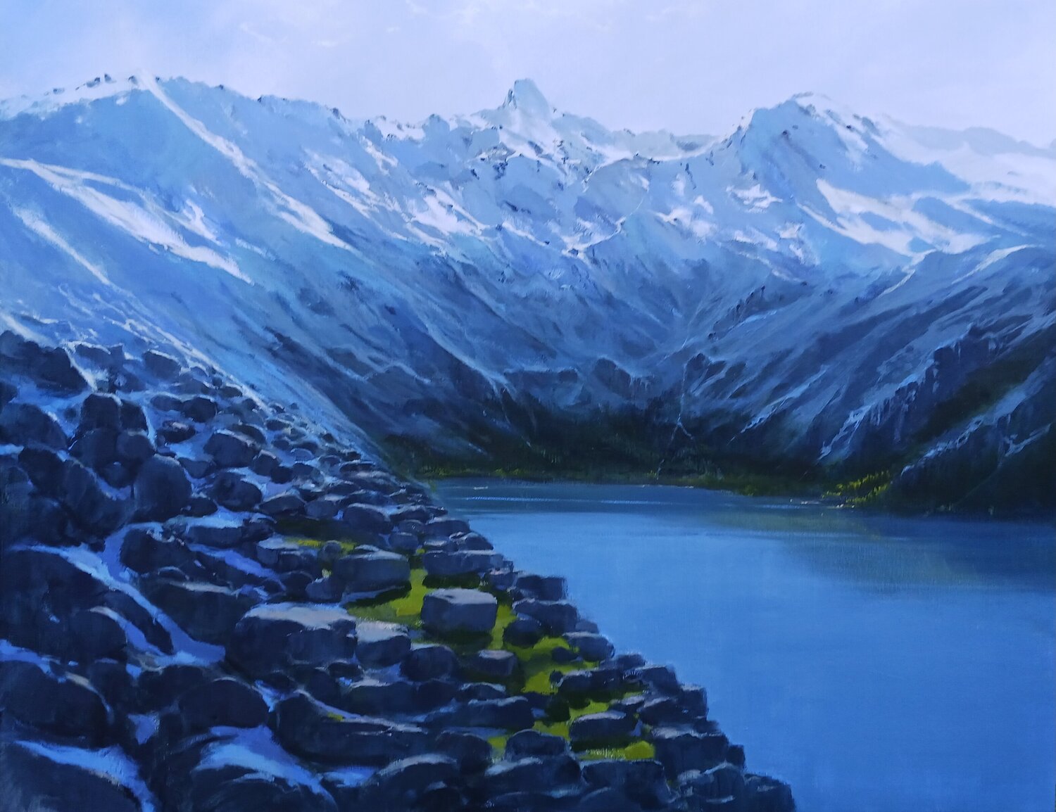 paisaje imposible 34. Rafael Carrascal García Original painting for sale