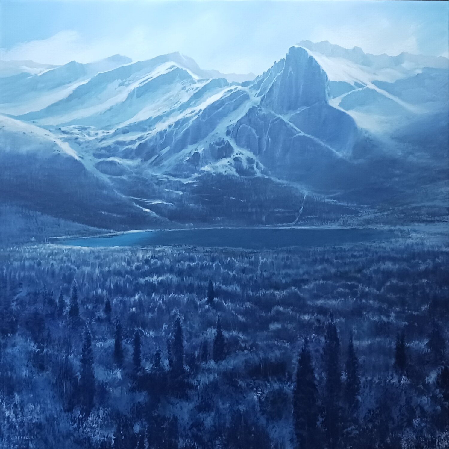 PAISAJE IMPOSIBLE 35 Rafael Carrascal García Original painting for sale