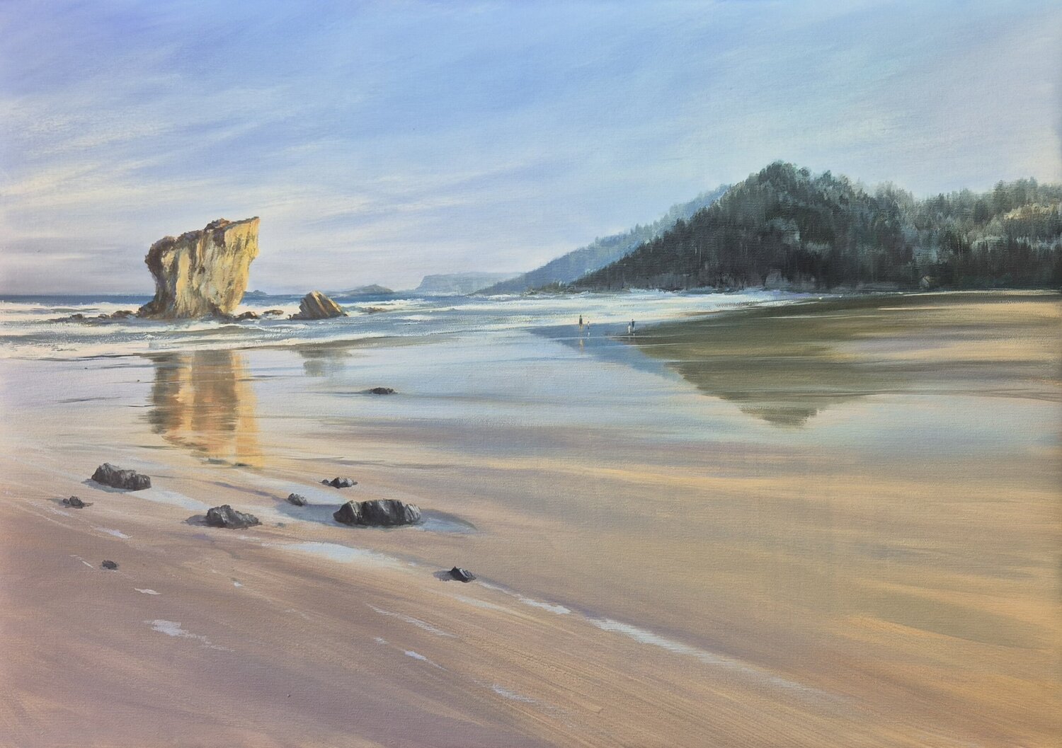 Playa del Aguilar Rafael Carrascal García Original painting for sale
