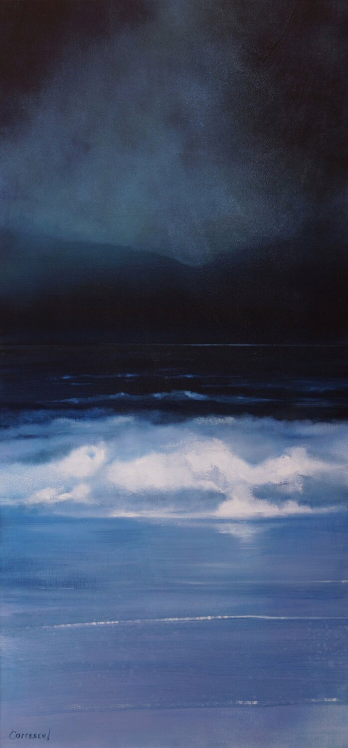 Marina Nocturna V. Rafael Carrascal García Original painting for sale