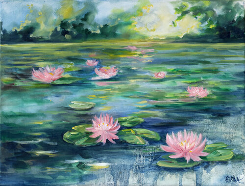 Sacred Stillness by Katrina Case, Painting for Sale on Select