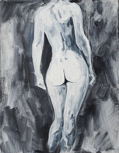 Movements in Grey by Katrina Case, Painting for Sale on Select