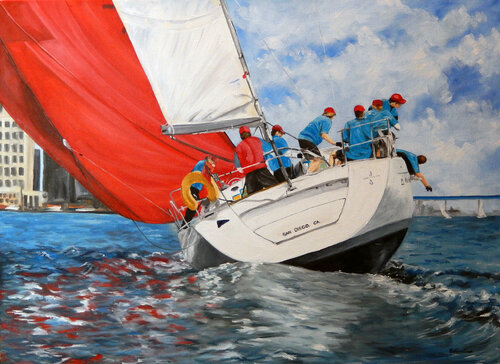 Beam Reach by Katrina Case, Painting for Sale on Select