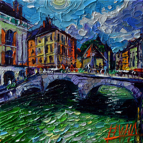 ANNECY France by Mona Edulesco, Painting for Sale on Select