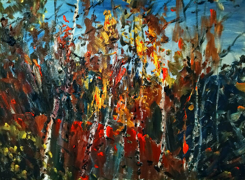 Autumn by Artem Brazhnik, Painting for Sale on Select