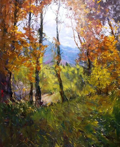 Banff, Canada by Artem Brazhnik, Painting for Sale on Select