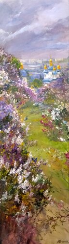 Spring in Kiev by Artem Brazhnik, Painting for Sale on Select