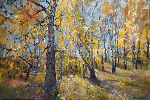 Autumn by Artem Brazhnik, Painting for Sale on Select
