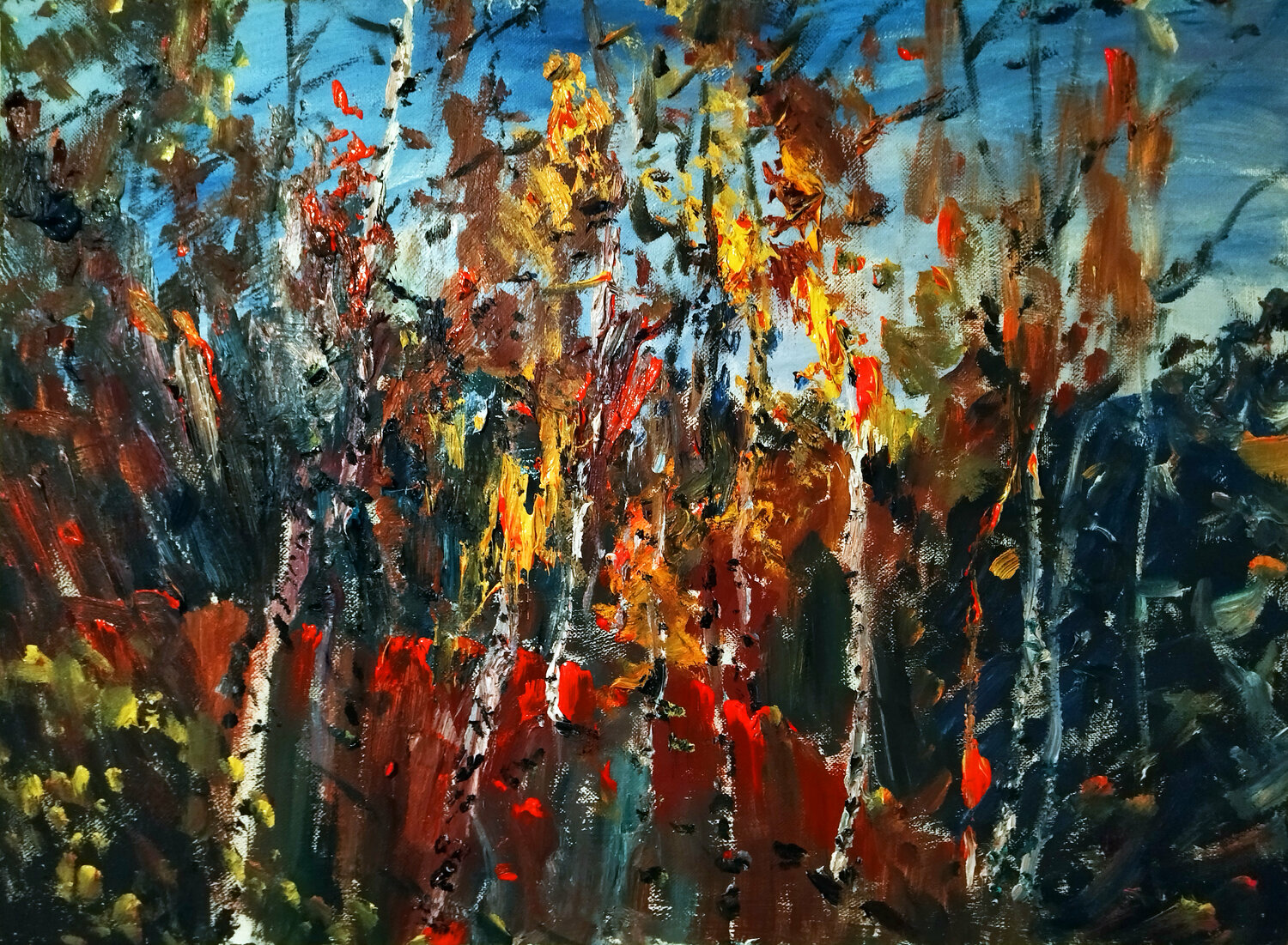 Autumn Artem Brazhnik Original painting for sale