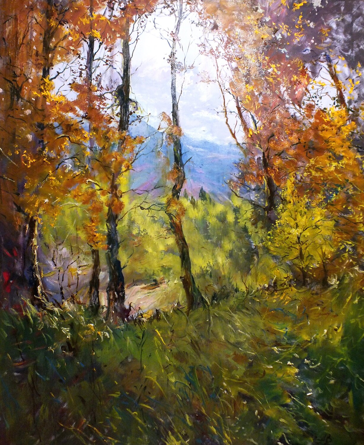 Banff, Canada Artem Brazhnik Original painting for sale