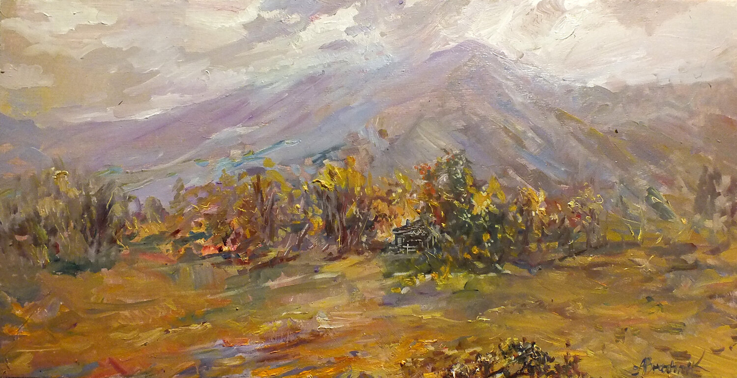 Mountains Artem Brazhnik Original painting for sale