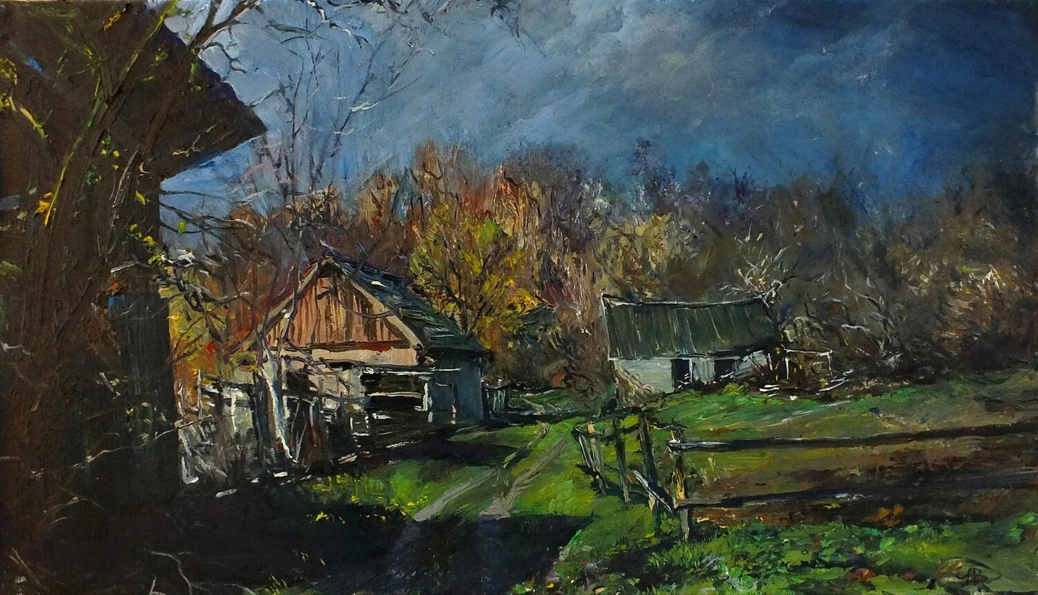 Sunny day Artem Brazhnik Original painting for sale
